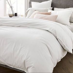 West elm organic cotton duvet cover